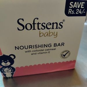 Baby soap bar. Pack of 3 bars in 1 box